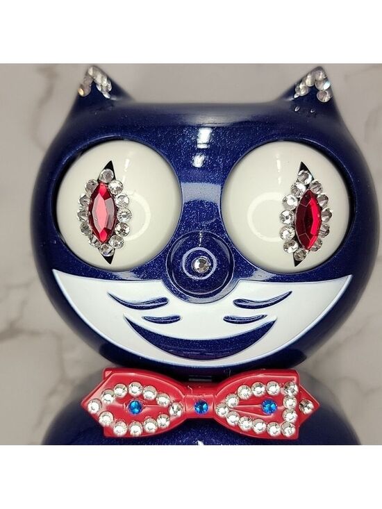 Kit-Cat Klock Other - Rare Jeweled Red, White & Galaxy Blue Kit-Cat Klock LIMITED EDITION